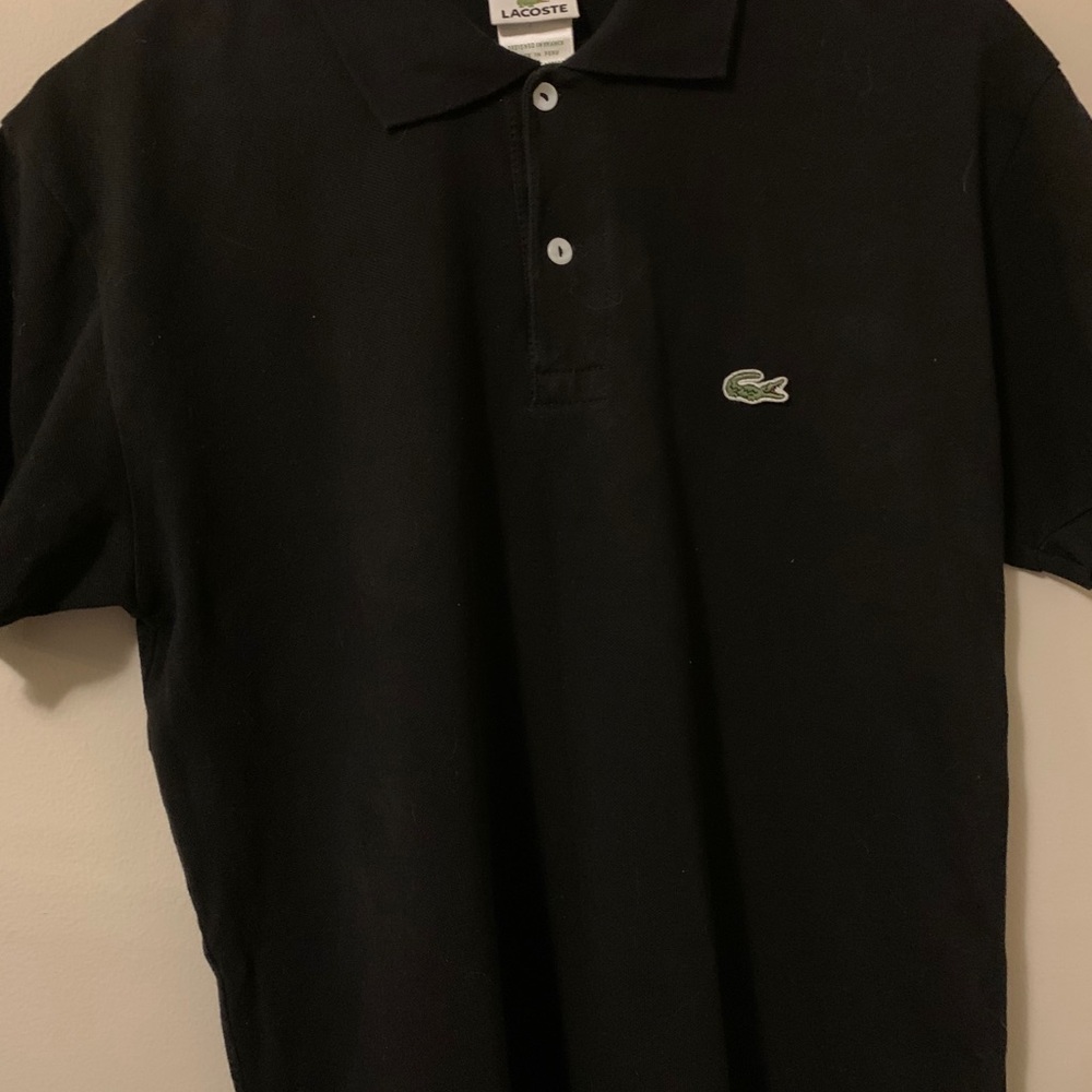 Lacoste cotton pique polo size 7